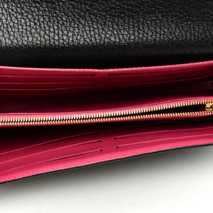 Louis Vuitton Taurillon Capucines Wallet Black 5 of 6