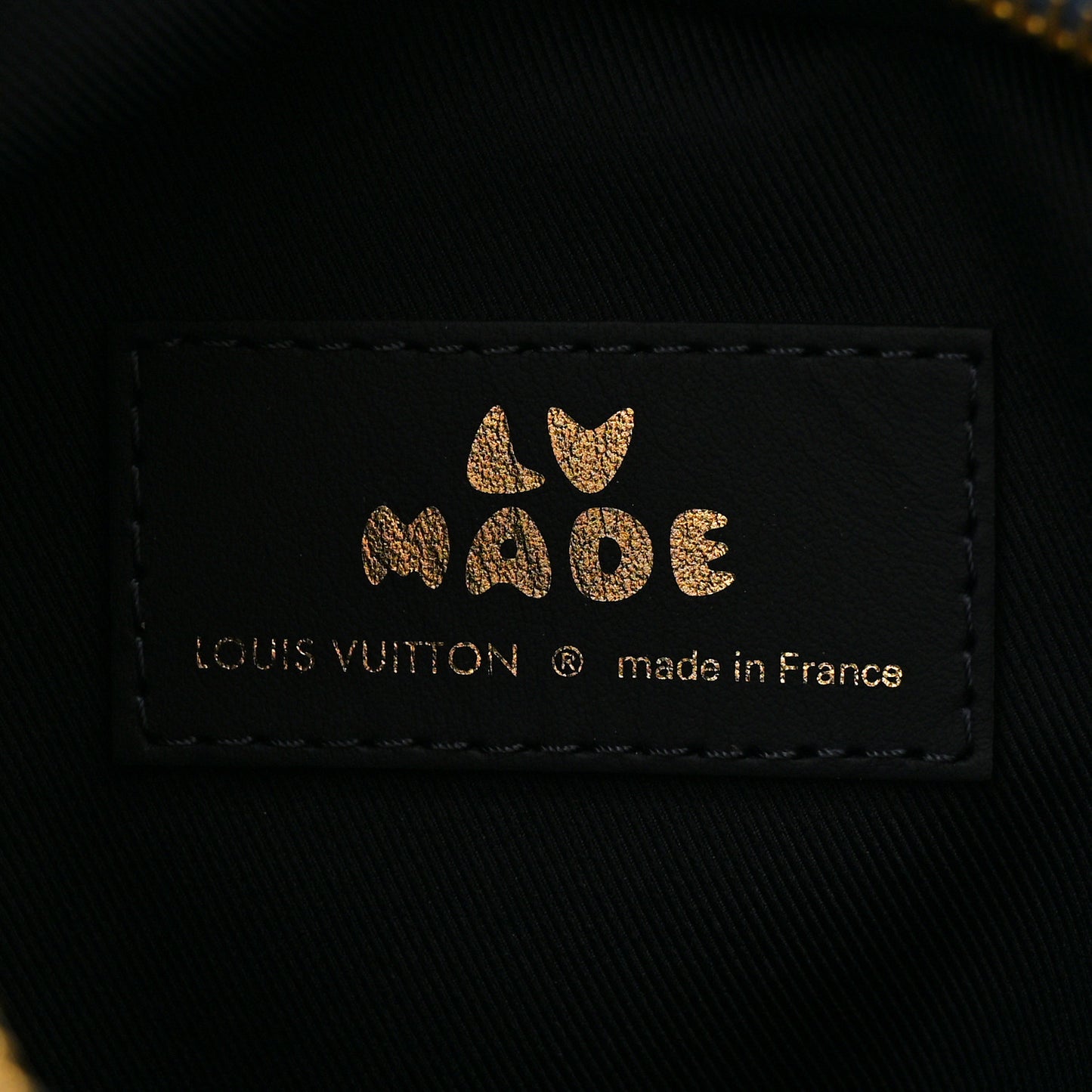 X NIGO Taurillon Monogram Denim Japanese Cruiser Blue
