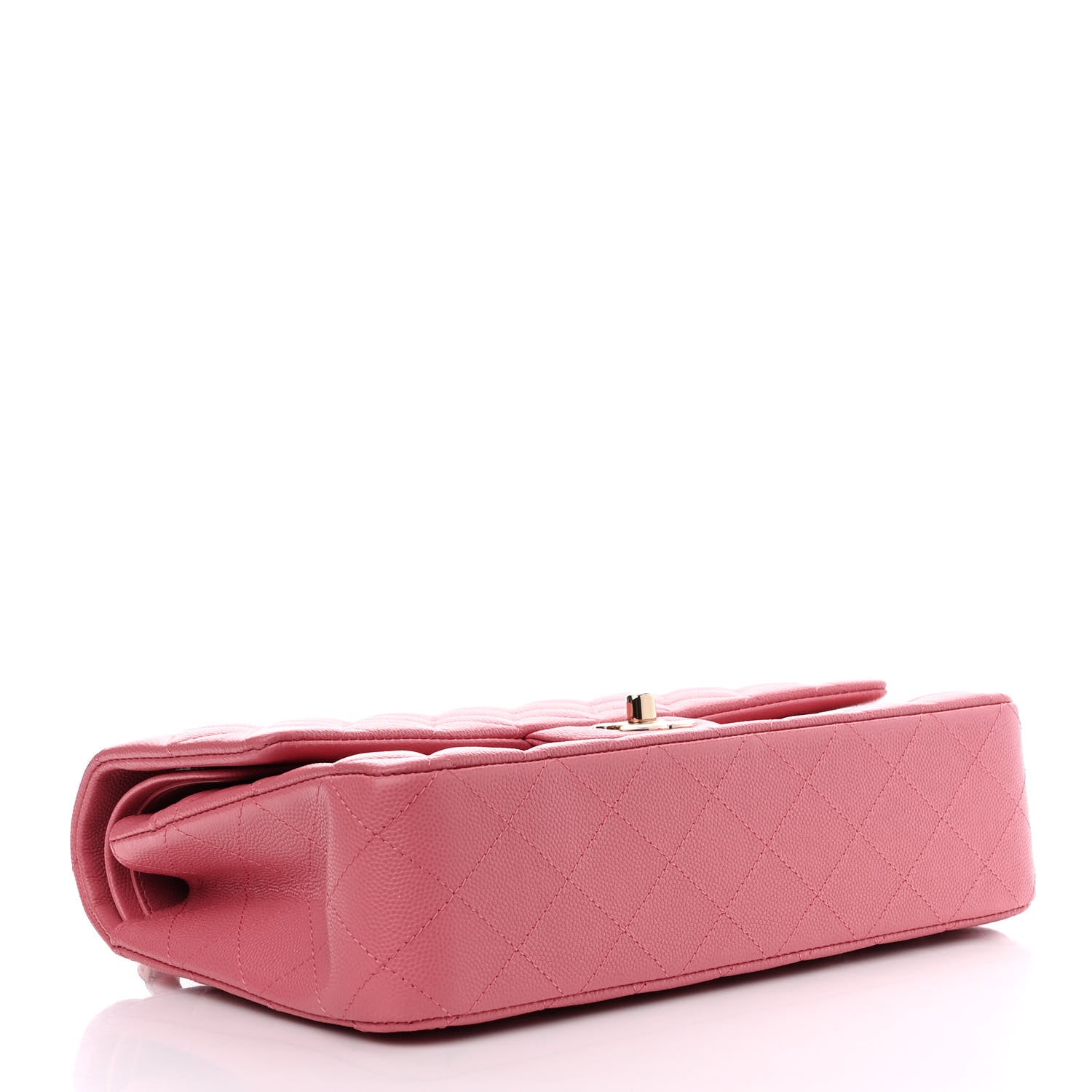 Chanel Caviar Quilted Medium Double Flap Pink 5 of 11