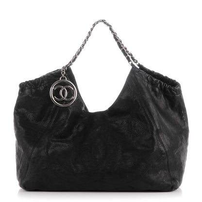 Chanel Distressed Caviar XL Coco Cabas Black 1 of 7