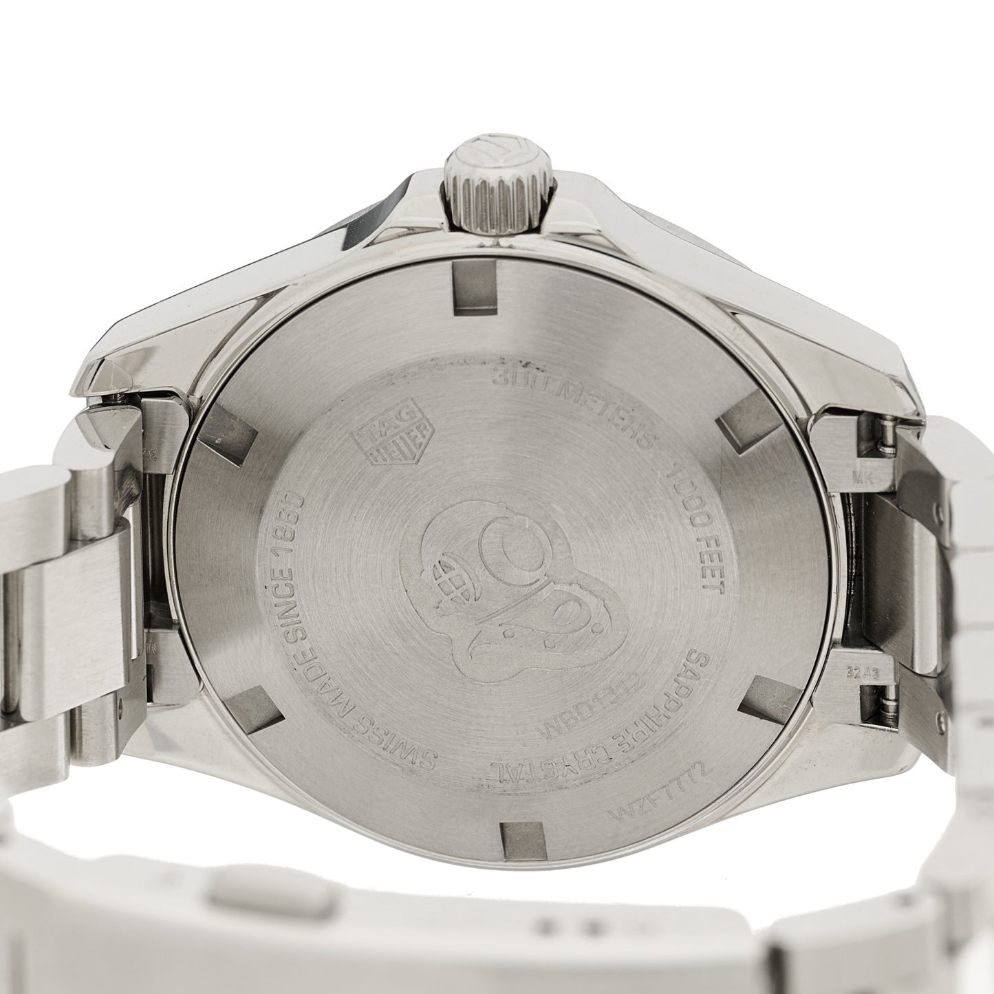 Stainless Steel 32mm Aquaracer Lady Quartz Watch Blue WBD1312