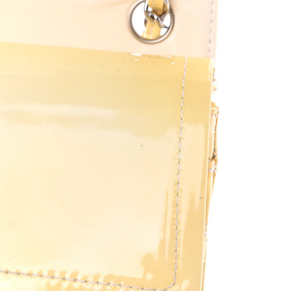 Chanel Patent Quilted Medium Double Flap Ivory 8 of 8