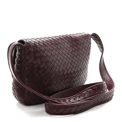 Bottega Veneta Nappa Intrecciato Medium Veneto Messenger Bag Deep Mahogany 3 of 10