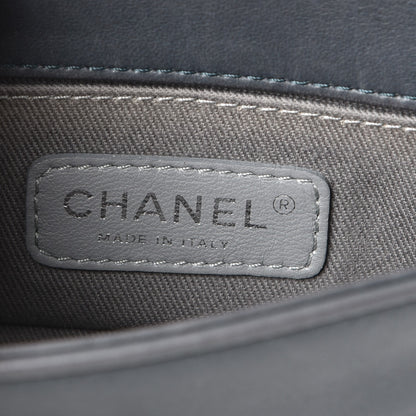 Chanel Velvet Quilted Mini Boy Flap Green 8 of 9