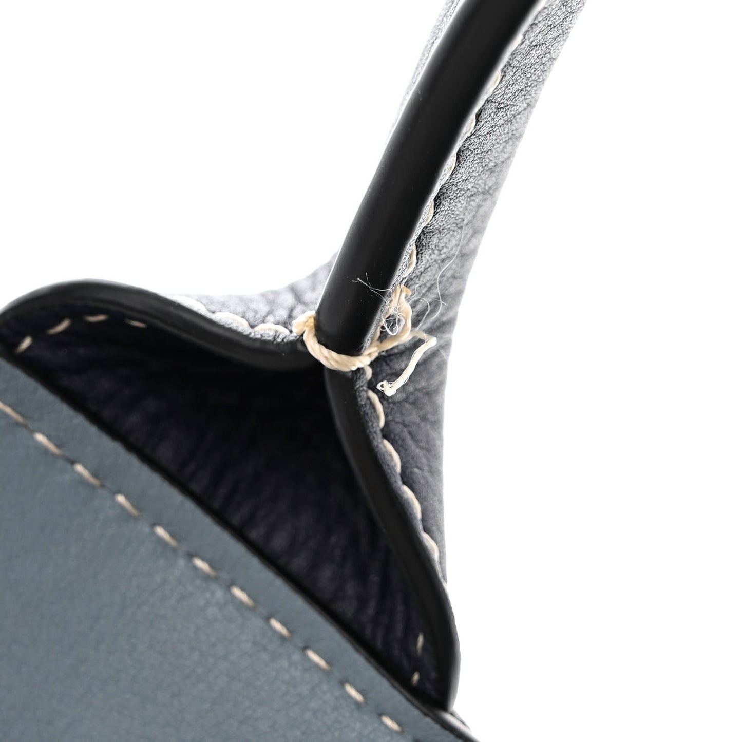 Calfskin Woven Small The Surplus Collection Basket Bag Steel Crystal