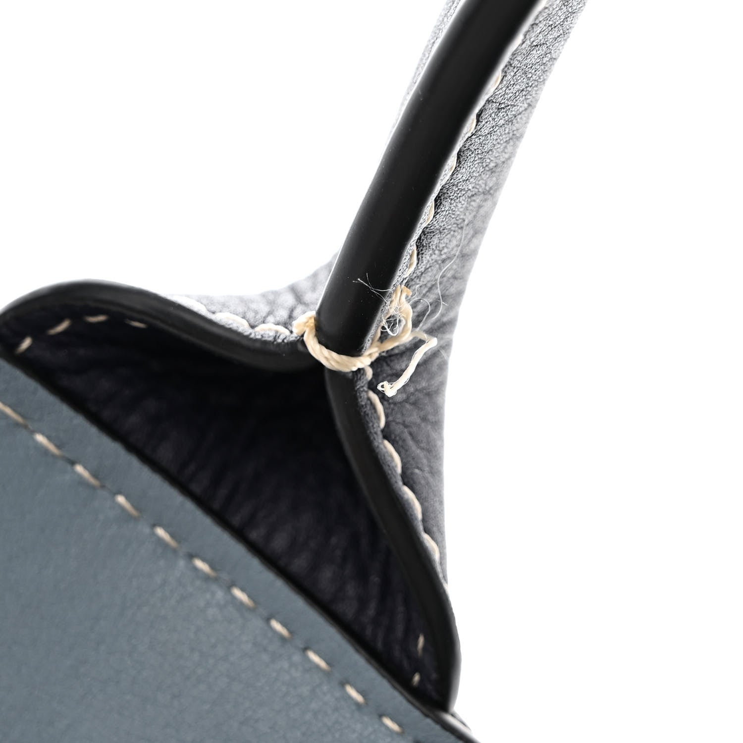 Loewe Calfskin Woven Small The Surplus Collection Basket Bag Steel Crystal 11 of 12