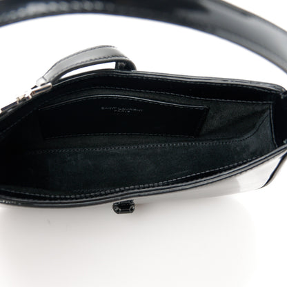 Saint Laurent Patent Calfskin Le 5 A 7 Mini Hobo Black 5 of 10