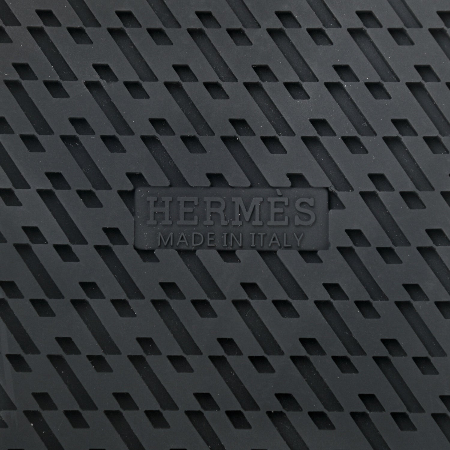 Hermes Veau Indios Woolskin Mens Chypre Sandals 44 Black Ecru 7 of 8
