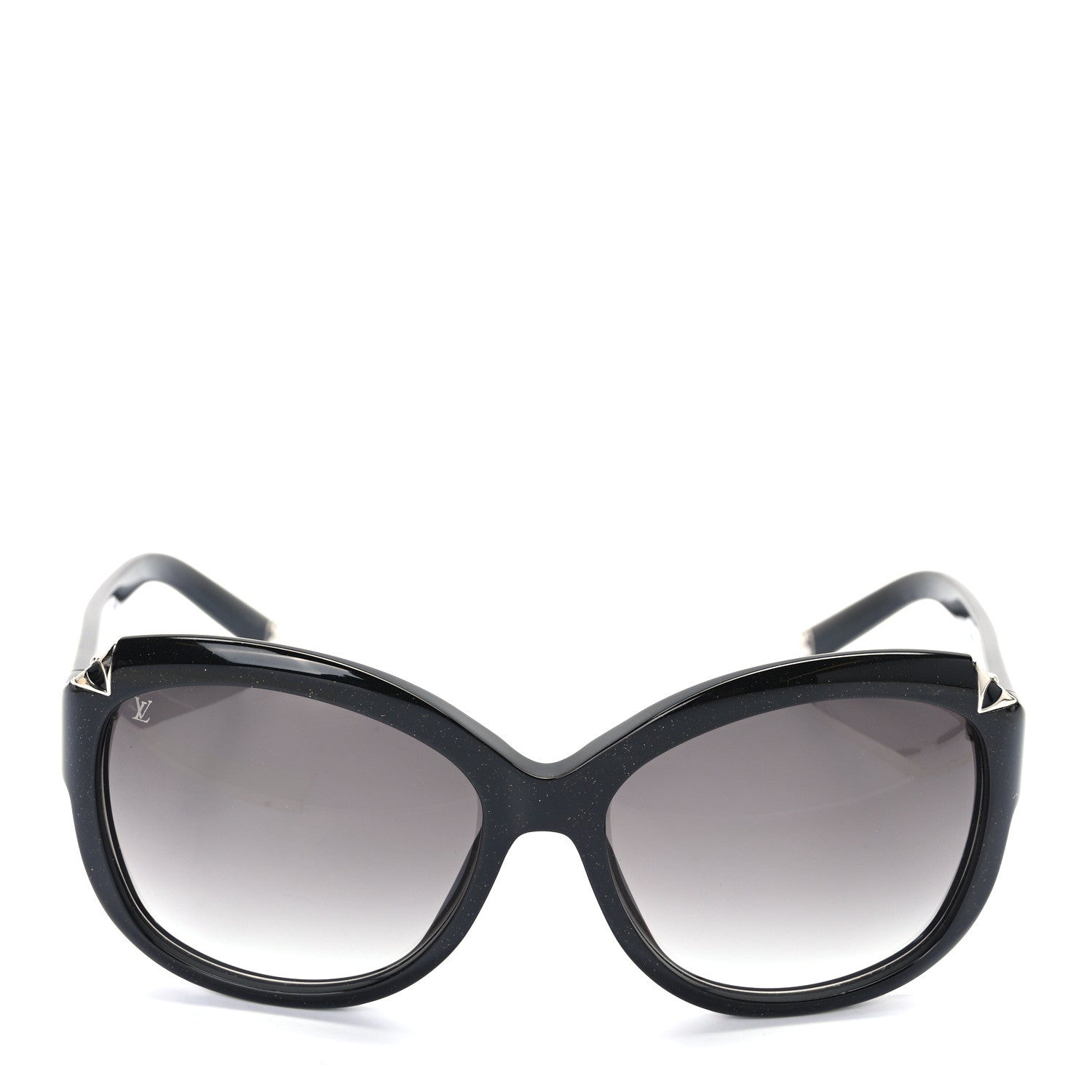 Louis Vuitton Acetate Hortensia Sunglasses Z0485W Black Glitter 2 of 8