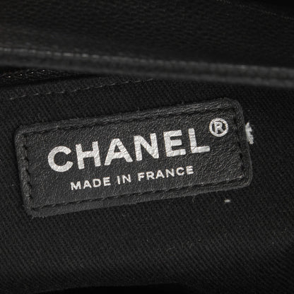 Chanel Iridescent Caviar Quilted Lady Pearly Tote Black 6 of 8