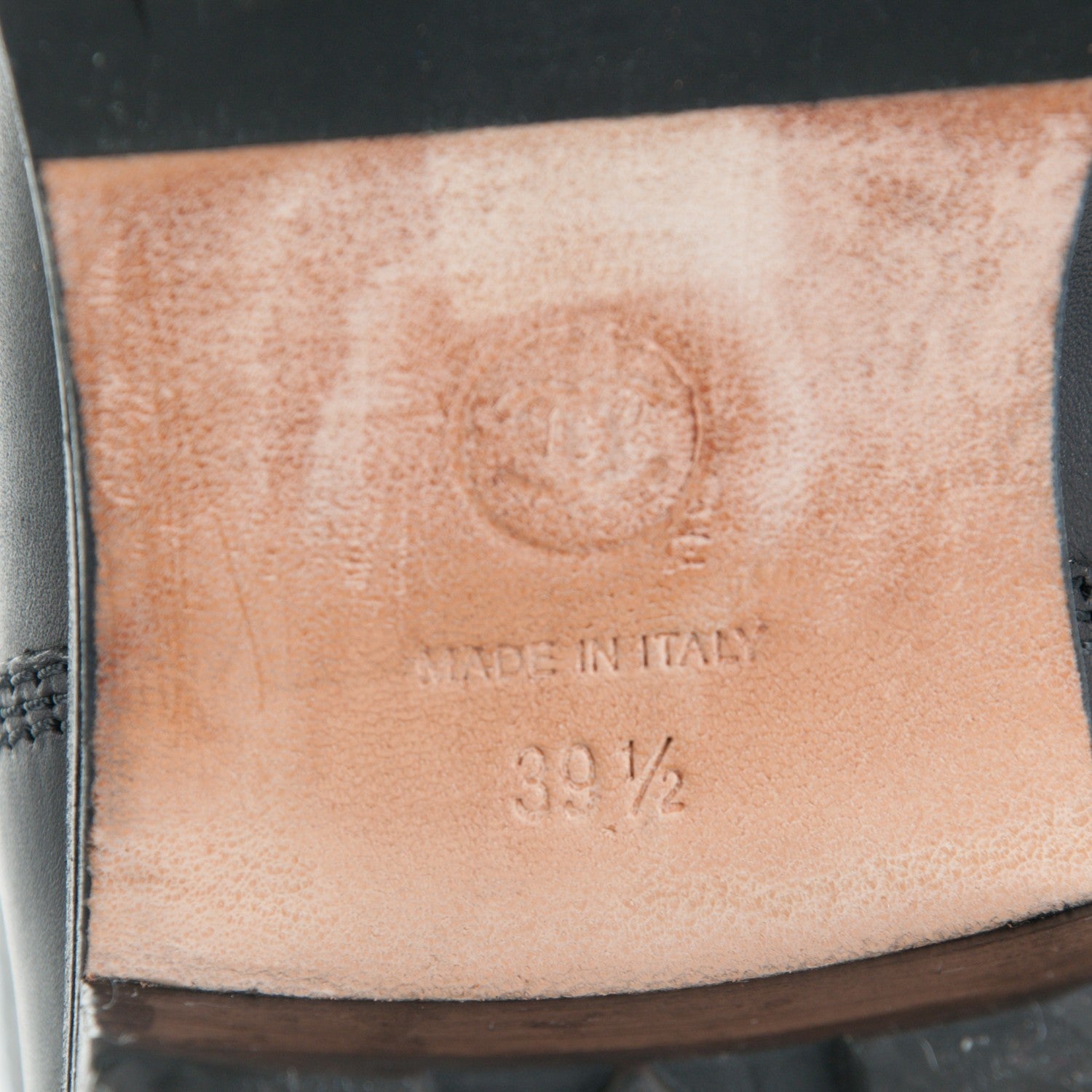 Chanel Calfskin Combat Boots 39.5 Black 6 of 8