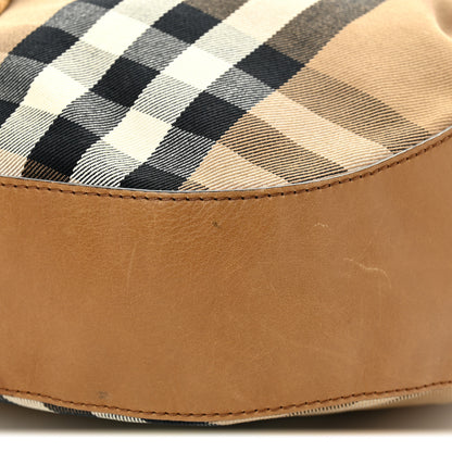 Burberry House Check Medium Ashwood Hobo 10 of 11