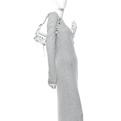 Balenciaga Agneau Arena Le Cagole Sling Bag XS Optic White 2 of 11