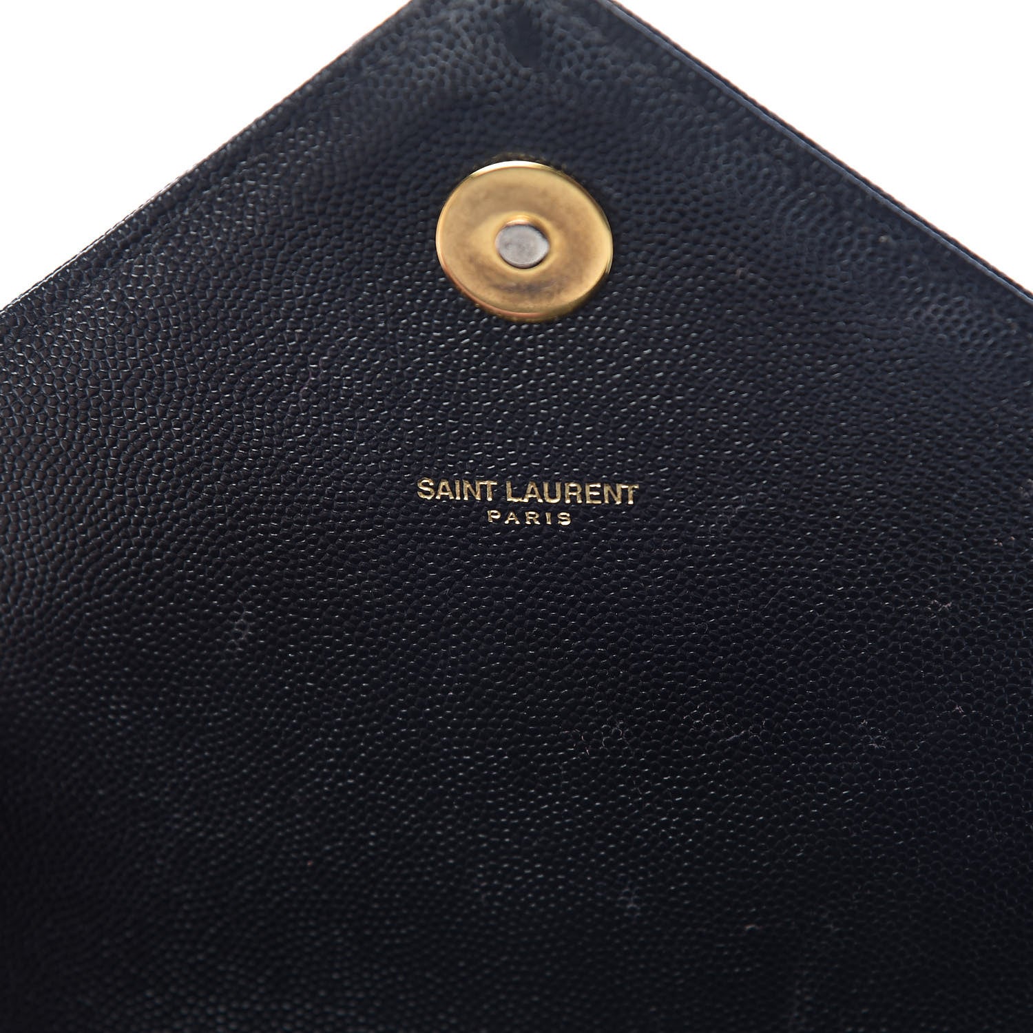 Saint Laurent Grain De Poudre Matelasse Chevron Large Monogram Satchel Black 7 of 19
