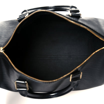 Louis Vuitton Epi Speedy 30 Black 5 of 11