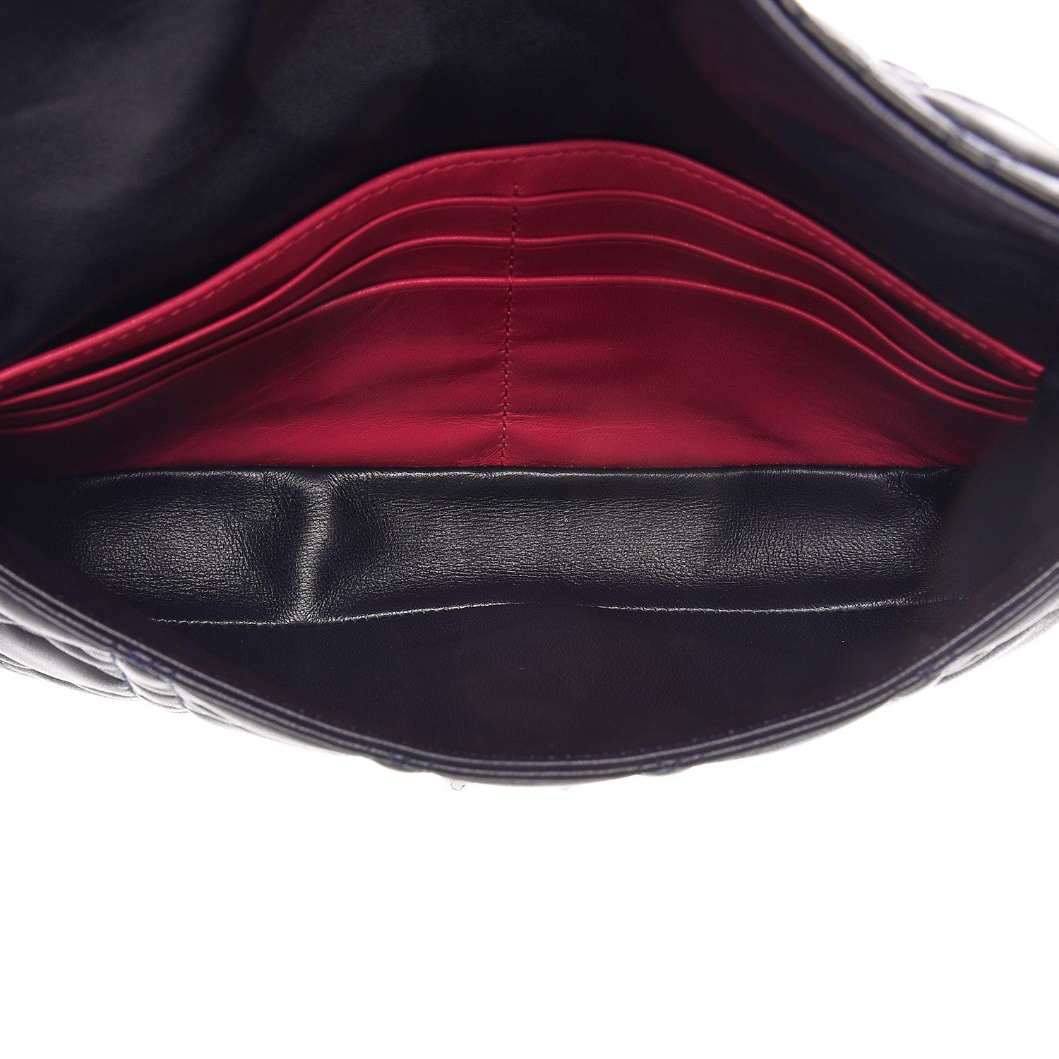 Christian Dior Lambskin Cannage Miss Dior Promenade Pouch Navy Blue 5 of 8