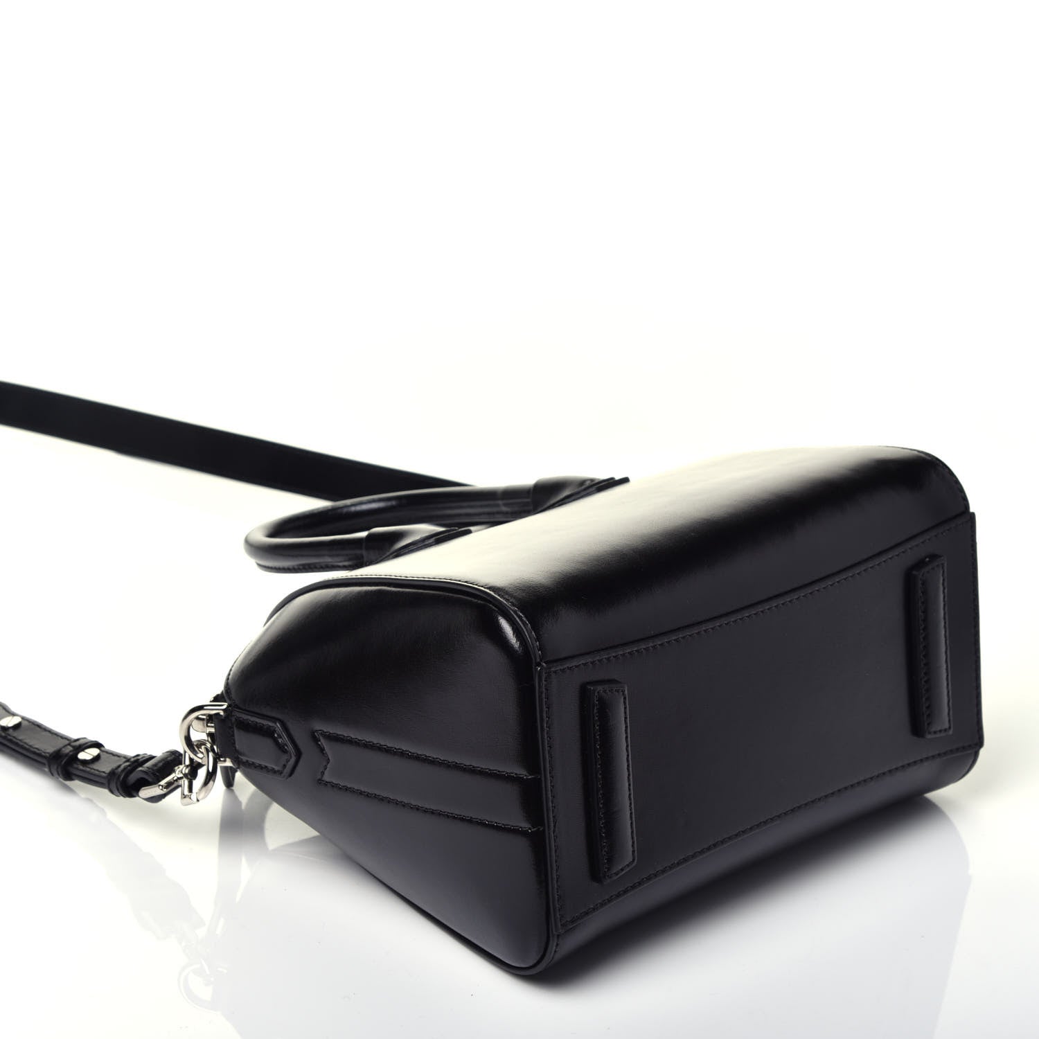 Givenchy Shiny Lord Calfskin Mini Antigona Black 5 of 10