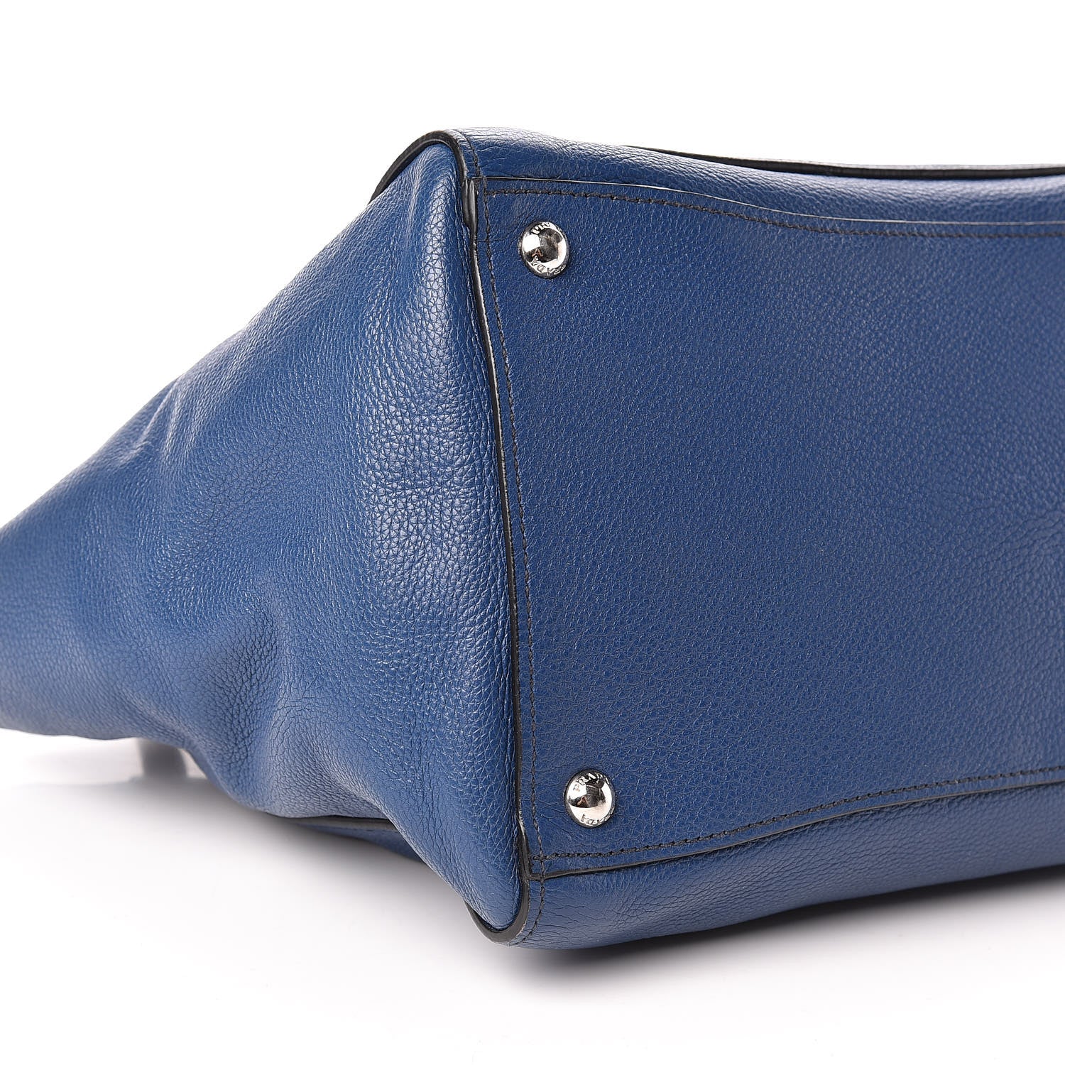 Prada Vitello Phenix Shopping Tote Bluette 9 of 15