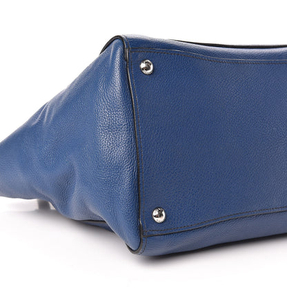 Prada Vitello Phenix Shopping Tote Bluette 9 of 15