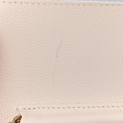 Chanel Caviar Quilted Wallet On Chain WOC White 11 of 14