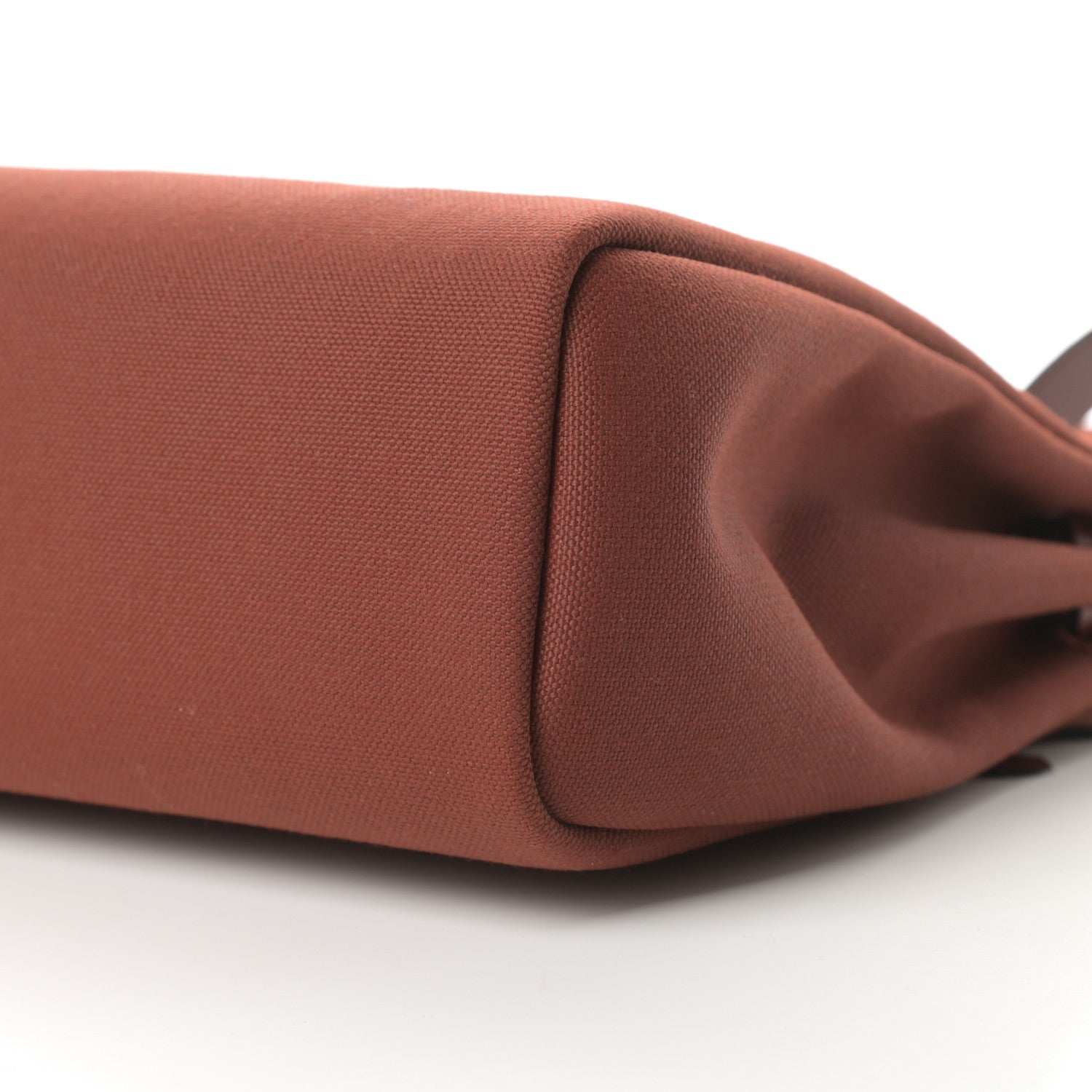 Hermes Vache Hunter Toile Herbag Zip 31 PM Rouge H 11 of 14