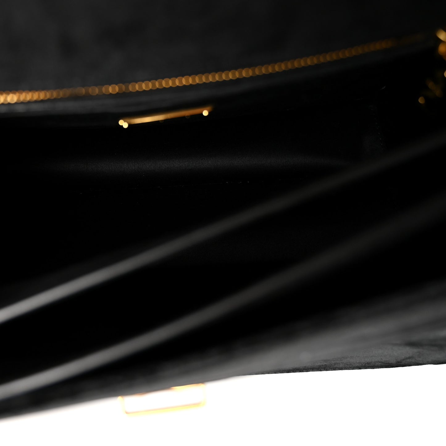 Velluto Vernice Madras Top Handle Bag Black
