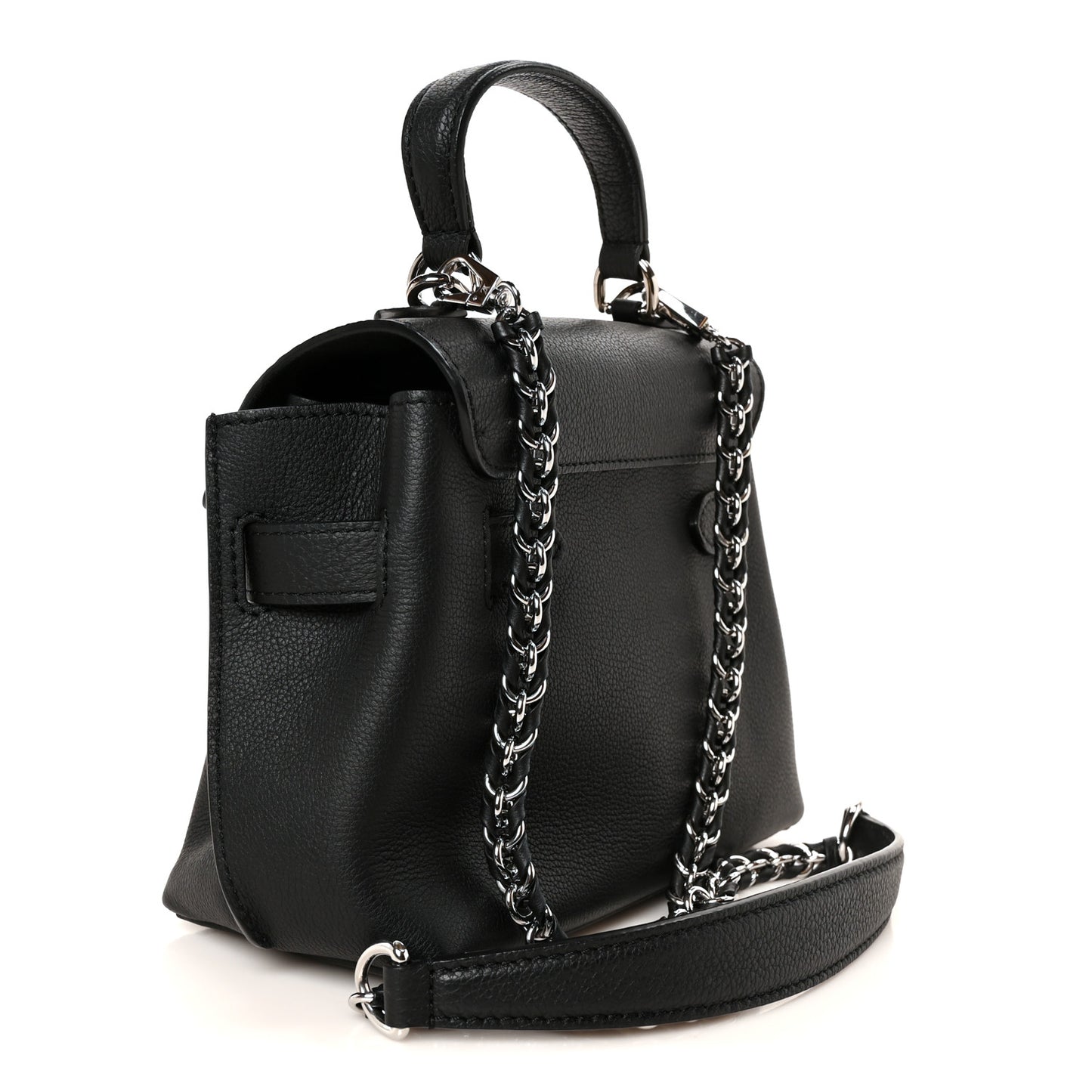 Calfskin Lockme Ever BB Black