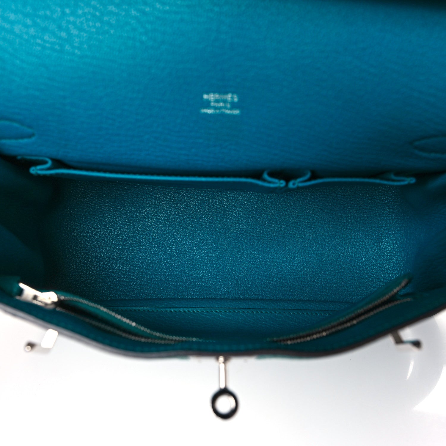 Hermes Taurillon Clemence Jypsiere 28 Bleu Izmir 5 of 9