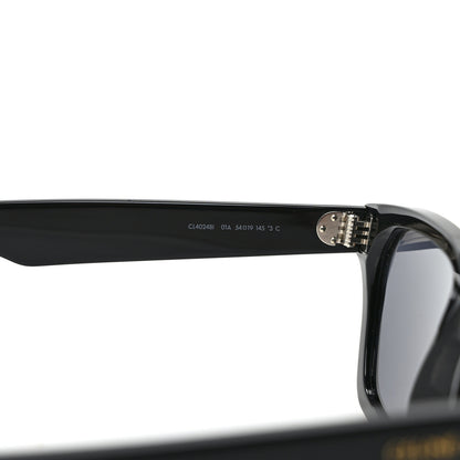 Celine Acetate Polarized Square Sunglasses CL40248I Black 6 of 7