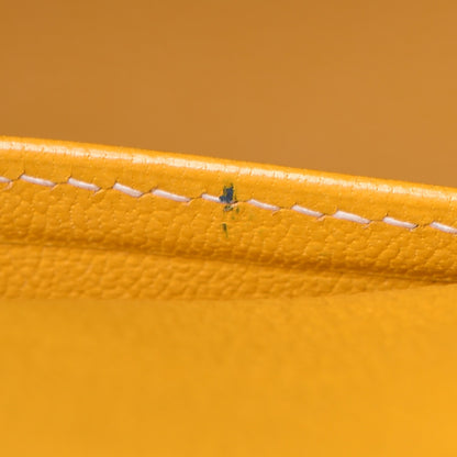 Hermes Epsom Horseshoe Birkin 35 Jaune 38 of 44