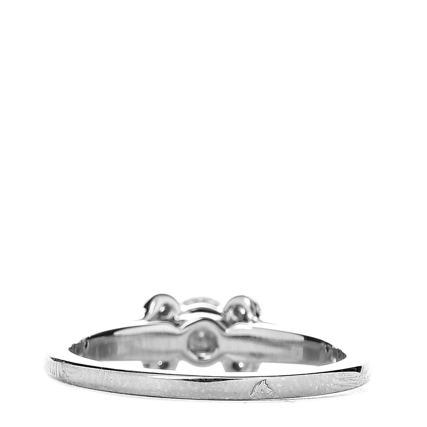 Platinum Diamond .30ct Ballerine Engagement Ring 50 5.25