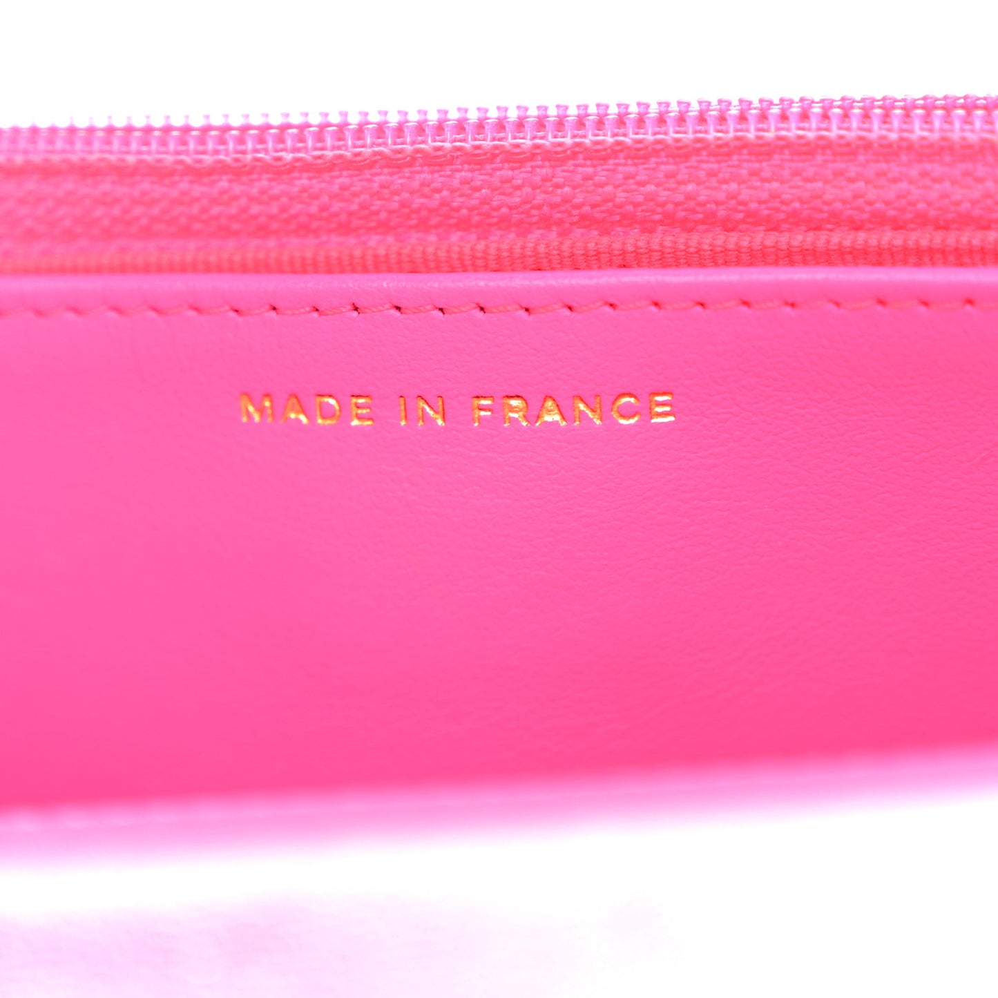 Lambskin Quilted Chanel 19 Wallet On Chain WOC Dark Pink