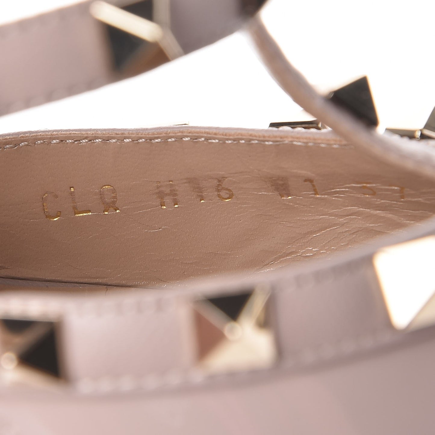 Patent Rockstud 90mm Cage Mules 37 Poudre