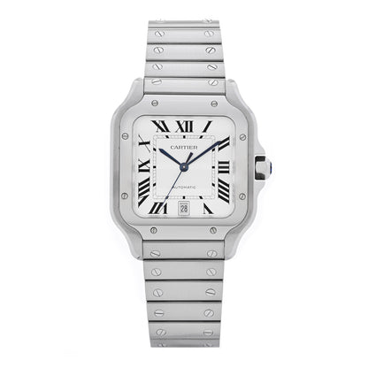 Cartier Stainless Steel 39.8mm Santos De Cartier Automatic Watch 1 of 5
