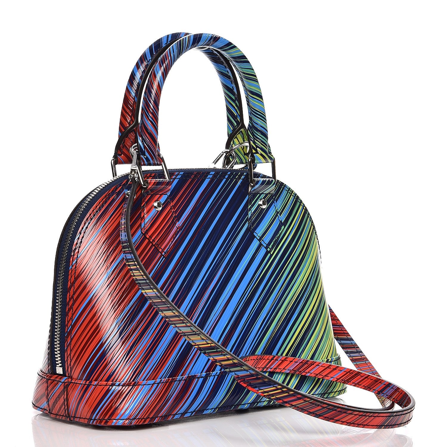 Louis Vuitton Epi Tropical Alma BB Vert Rouge 4 of 8
