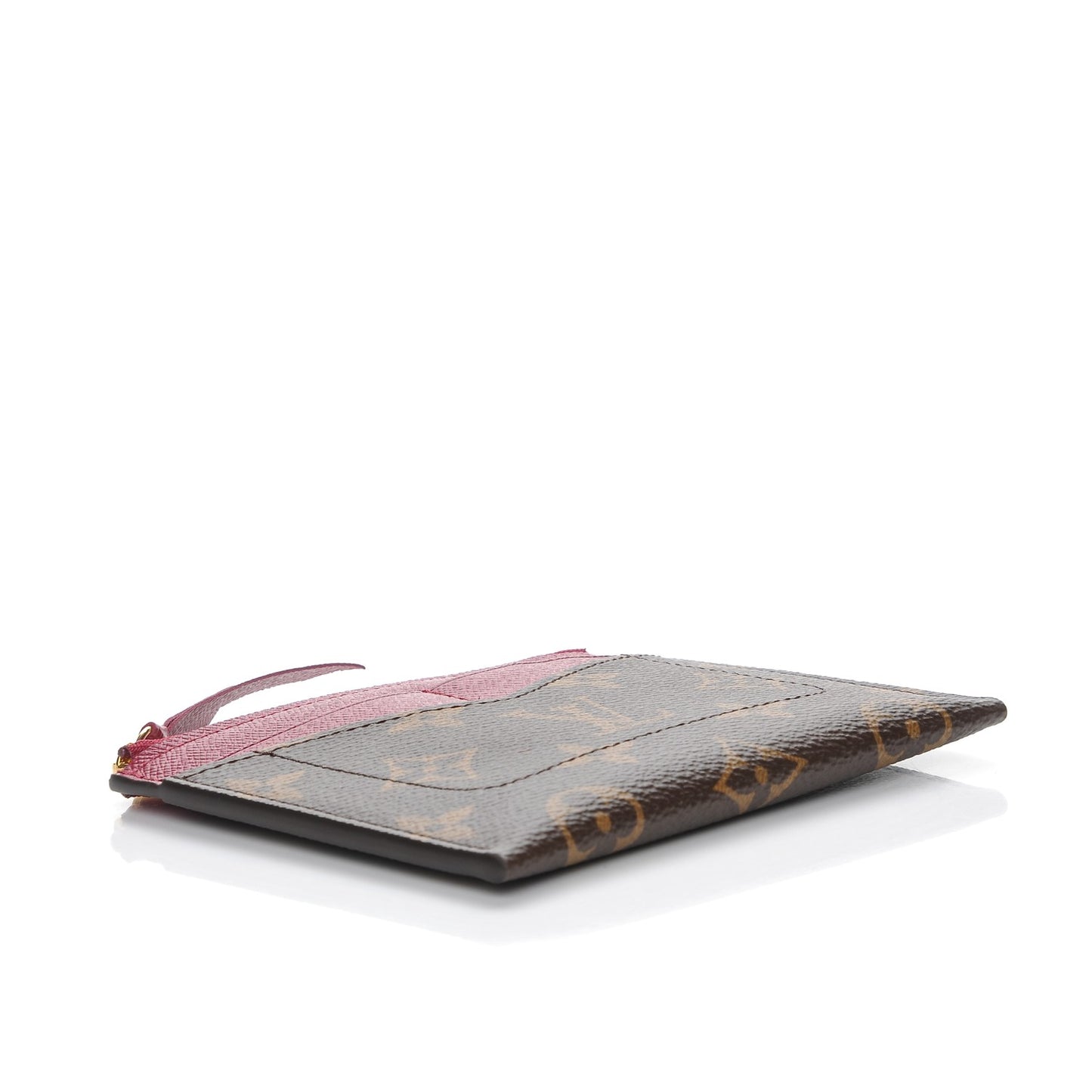 Monogram Zipped Card Holder