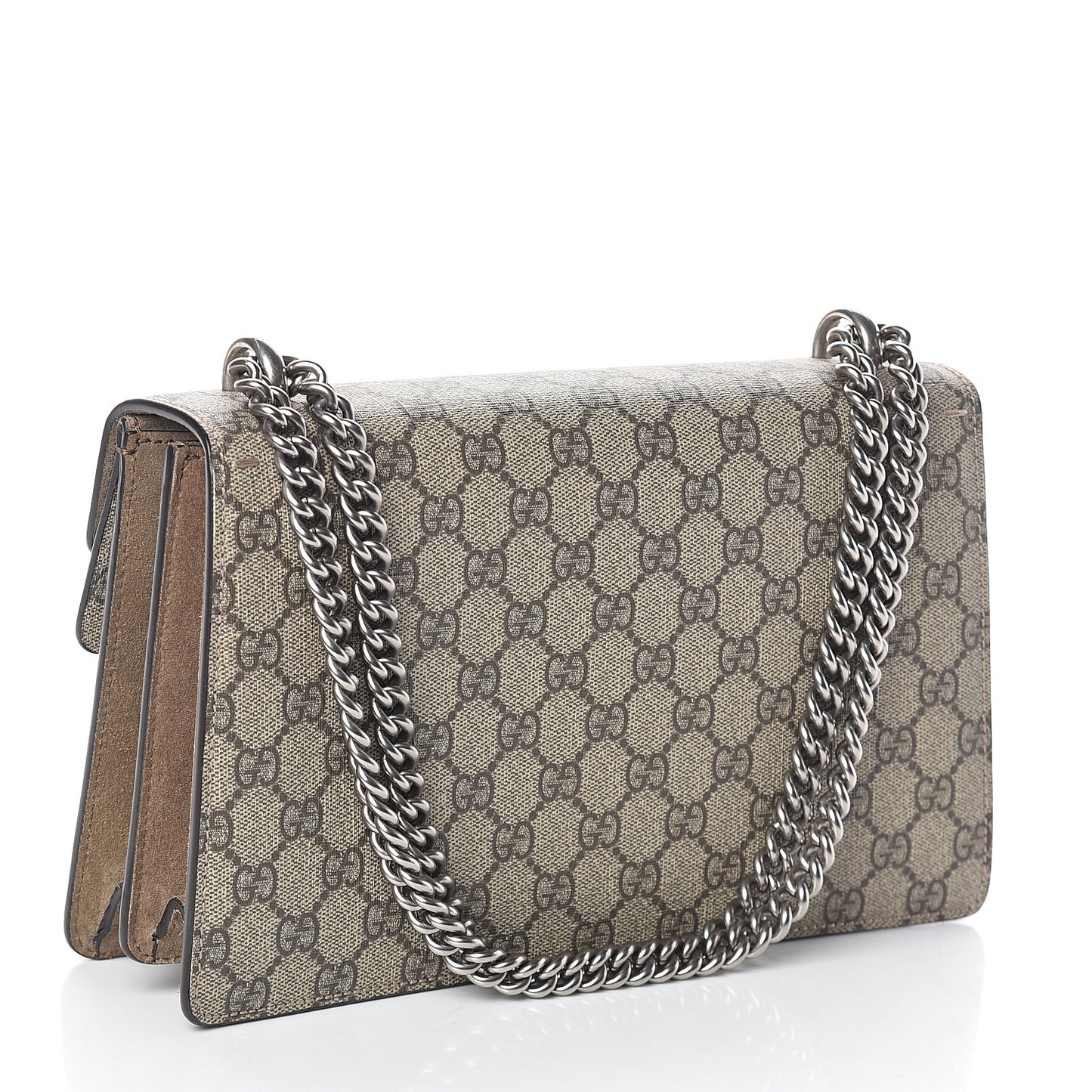 GG Supreme Monogram Small Dionysus Shoulder Bag Taupe