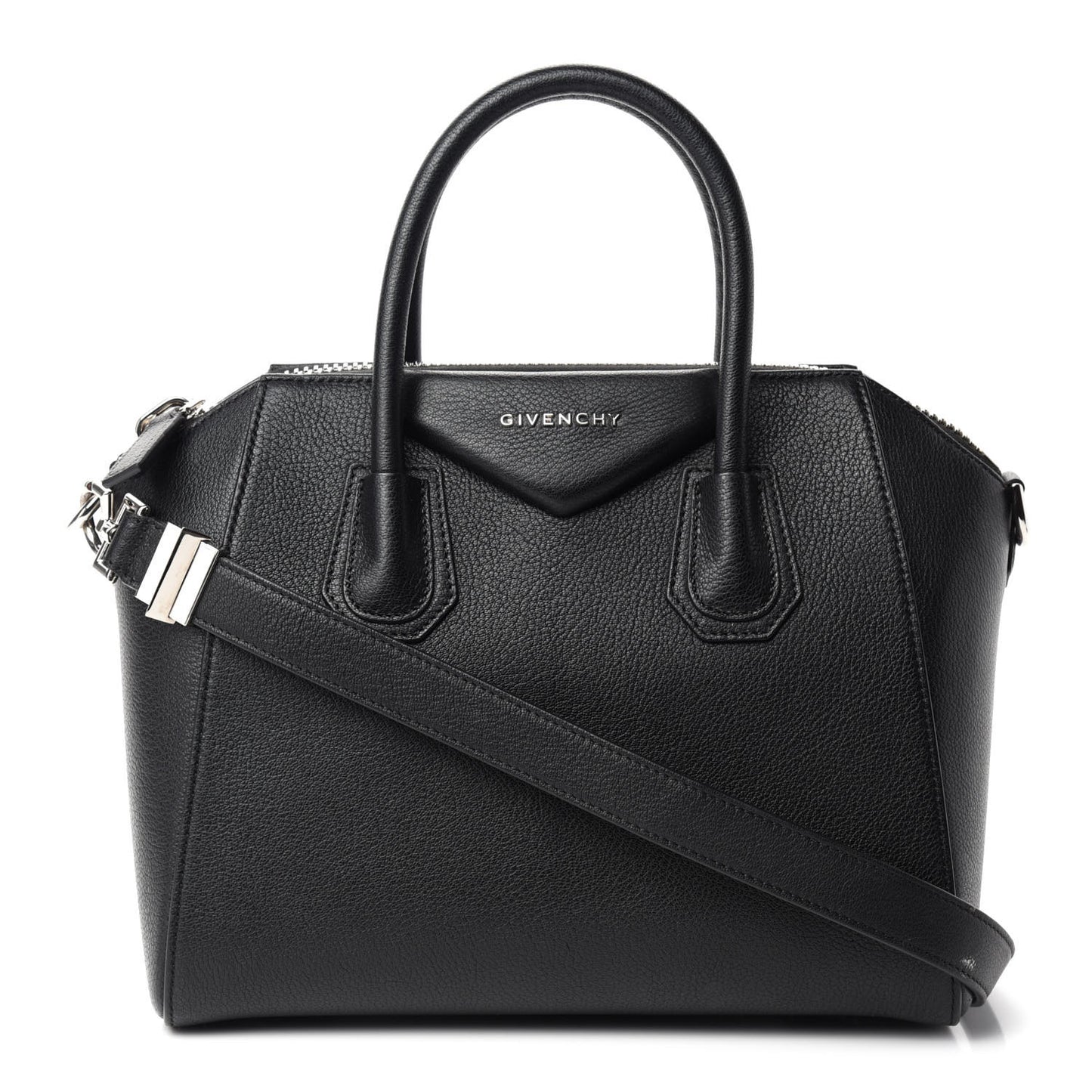 Sugar Goatskin Small Antigona Black