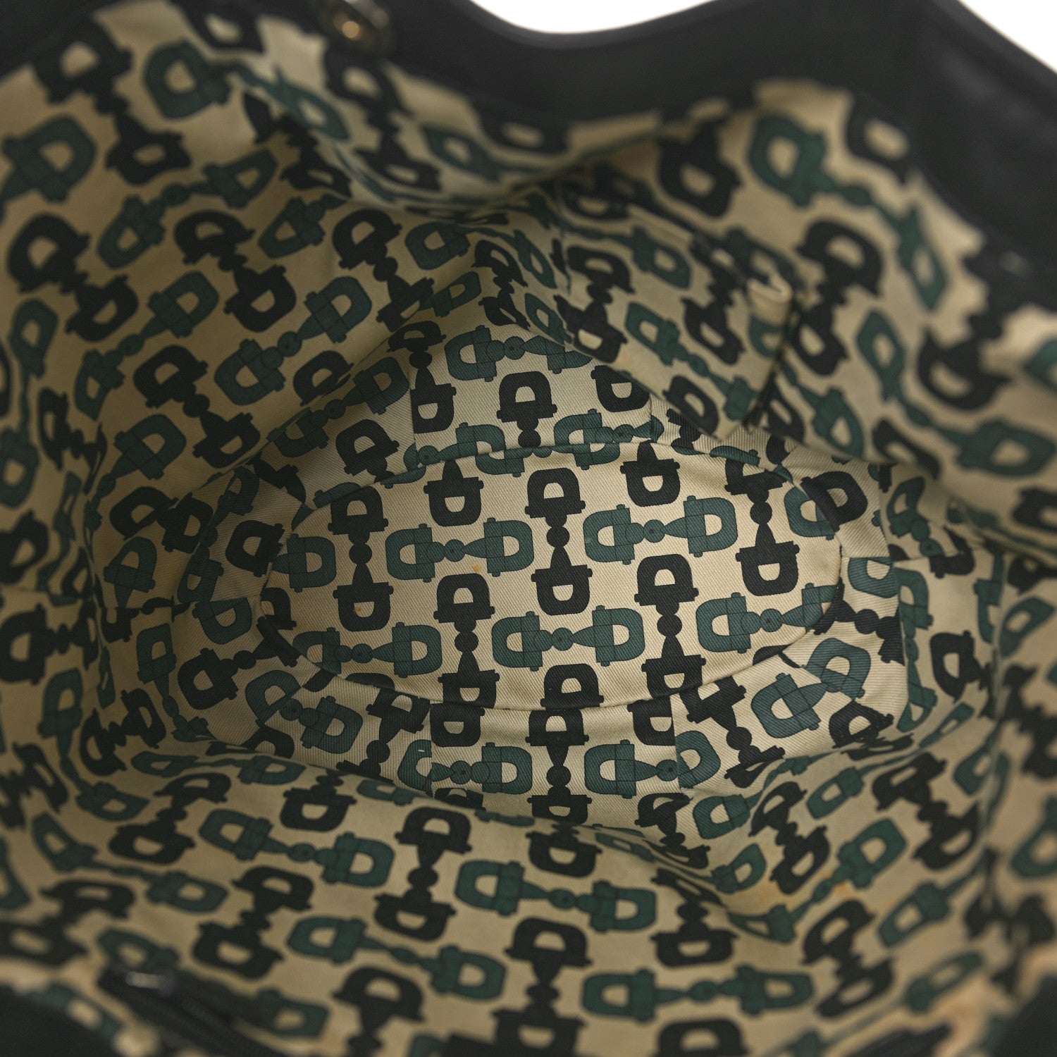 Gucci Guccissima Medium D Gold Tote Black 5 of 10
