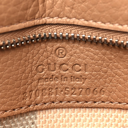 Gucci Cellarius Calfskin Small Bamboo Daily Top Handle Bag Camelia 6 of 10