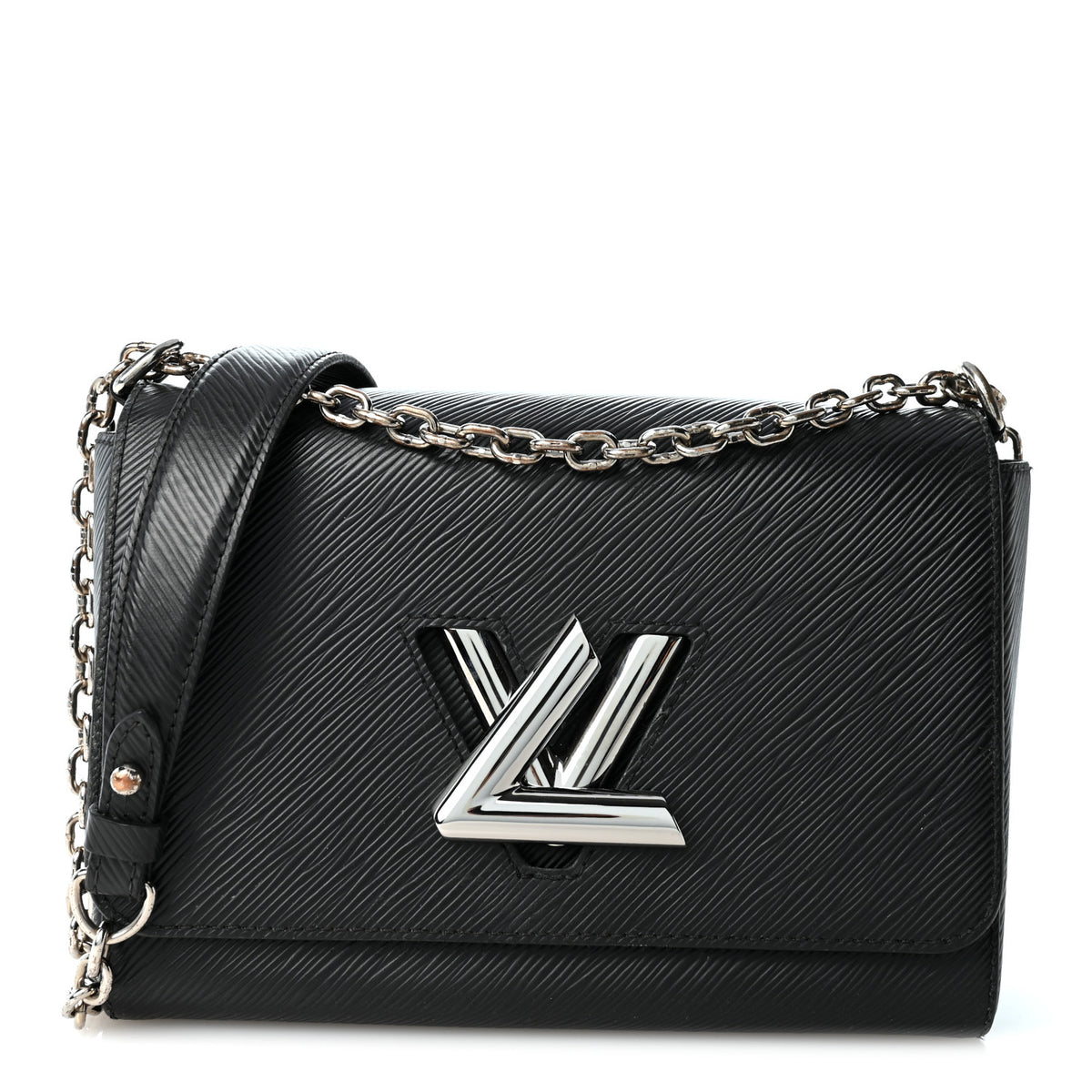 Louis Vuitton Epi Twist Shoulder Bag MM Black 1 of 10