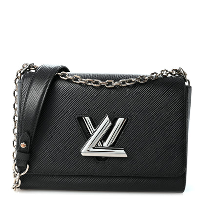 Louis Vuitton Epi Twist Shoulder Bag MM Black 1 of 10