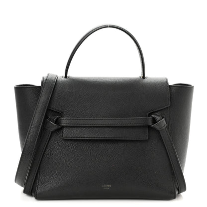 Celine Grained Calfskin Mini Belt Bag Black 1 of 10
