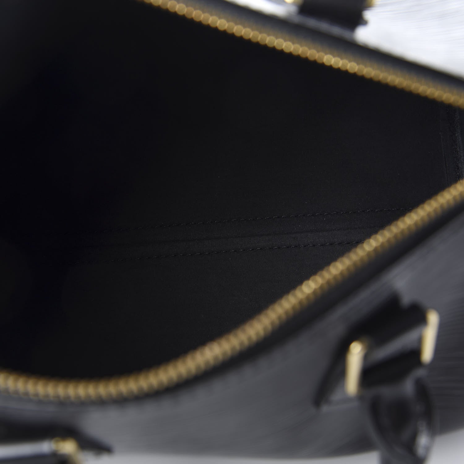 Louis Vuitton Epi Speedy 25 Black 4 of 12