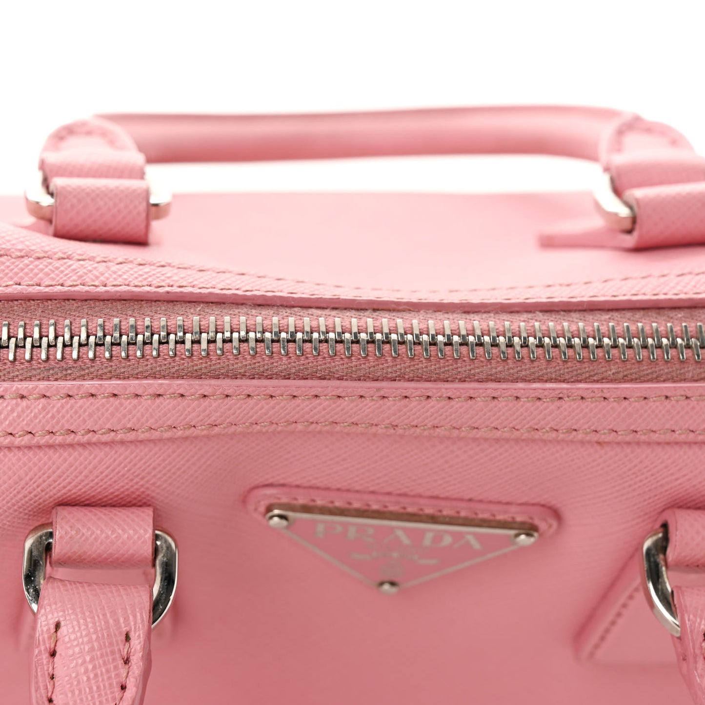 Saffiano Lux Top Handle Crossbody Bag Petalo