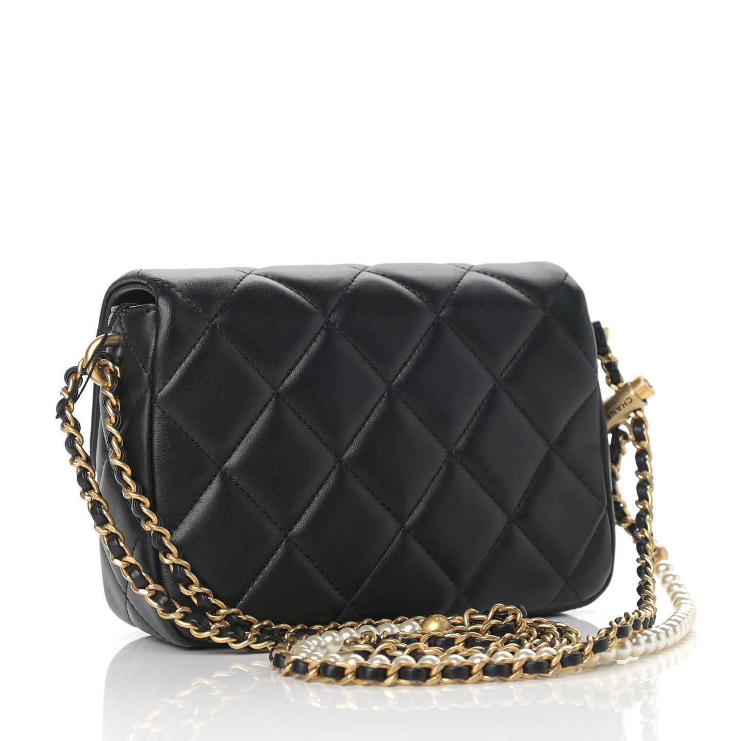Lambskin Quilted Mini My Perfect Flap Black