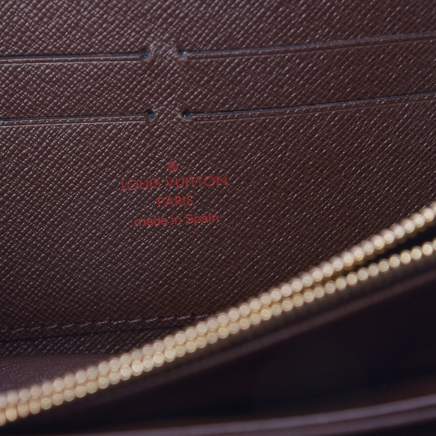 Louis Vuitton Damier Ebene Zippy Wallet 6 of 6