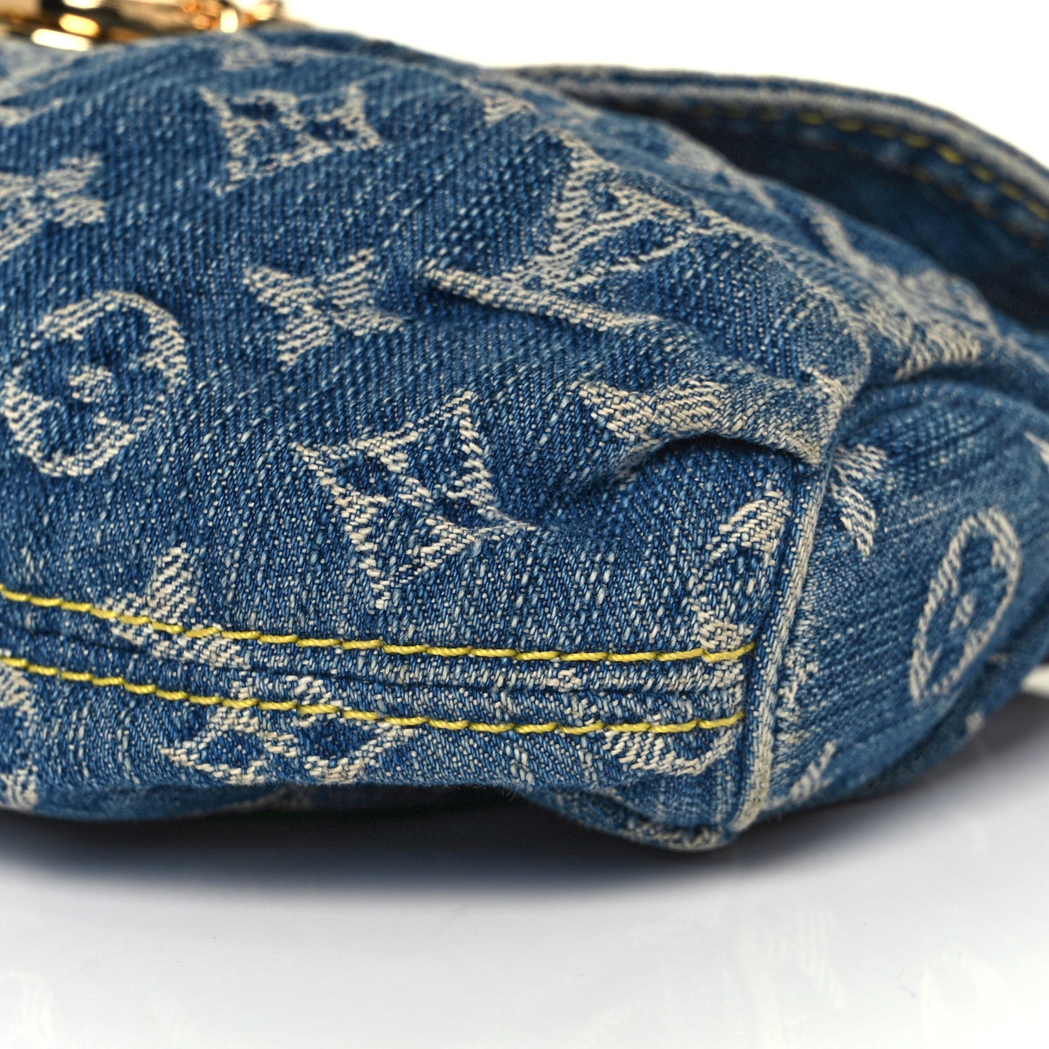 Louis Vuitton Monogram Denim Mini Pleaty Blue 9 of 9