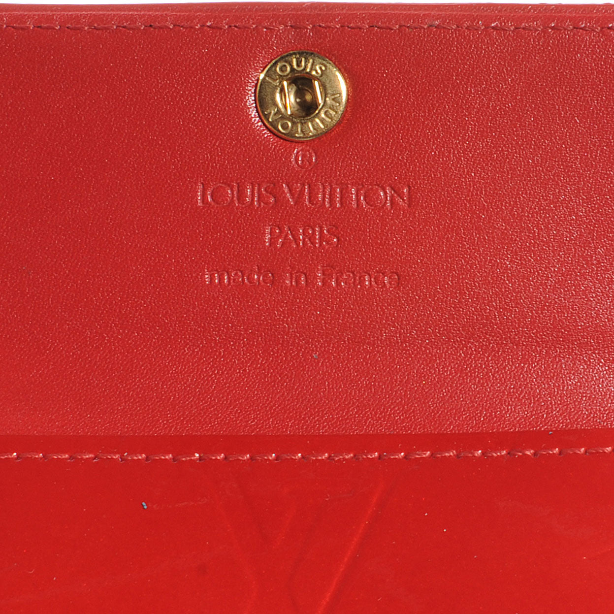 Vernis Ludlow Wallet Rouge