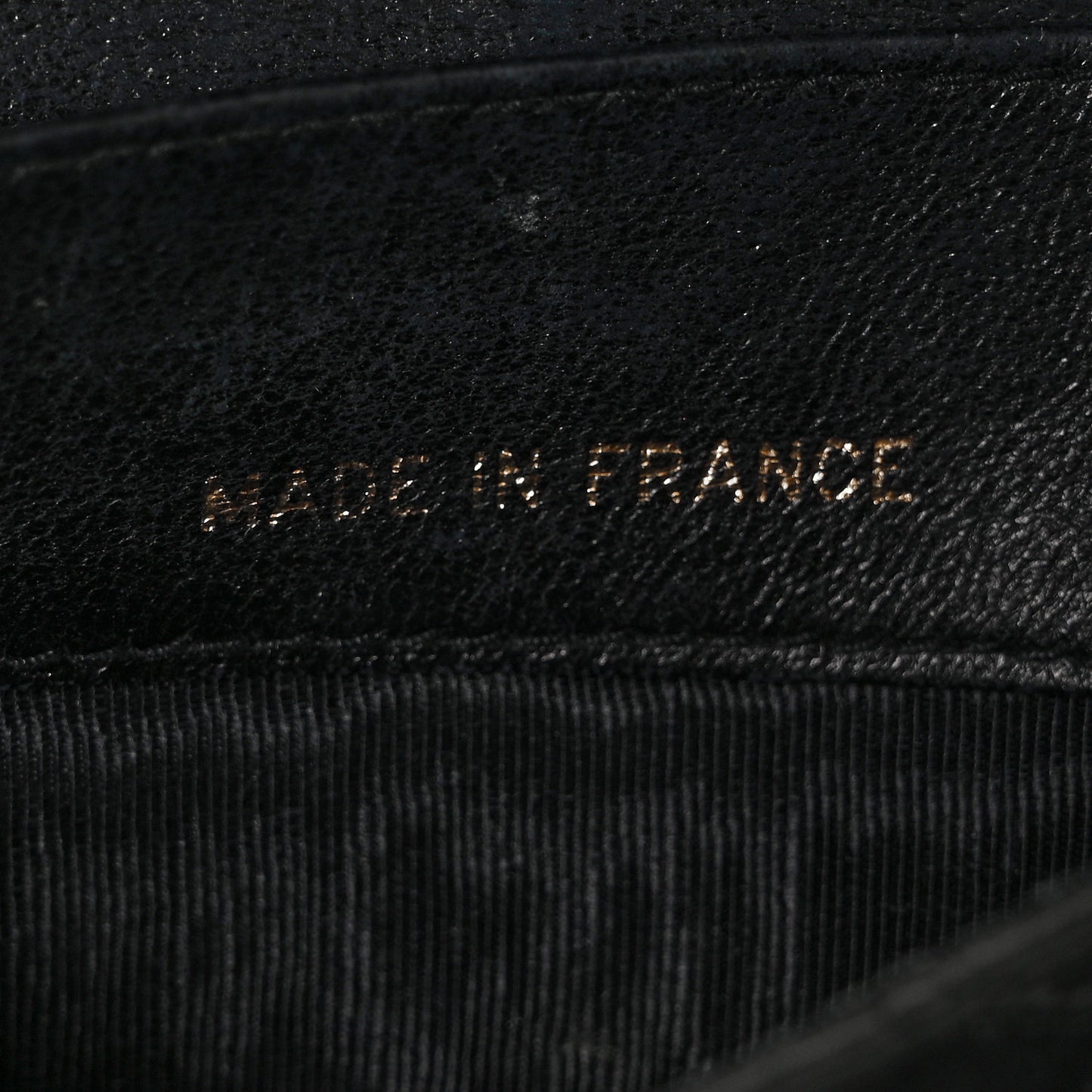 Satin Stitched Flap Card Case Black